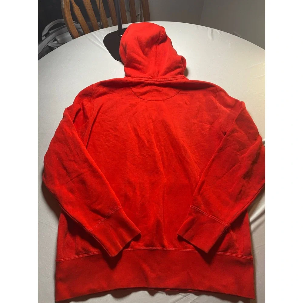 Nike Air Mens Red Safari Print Graphic Fleece Hoodie Sweatshirt AJ0905-687 L